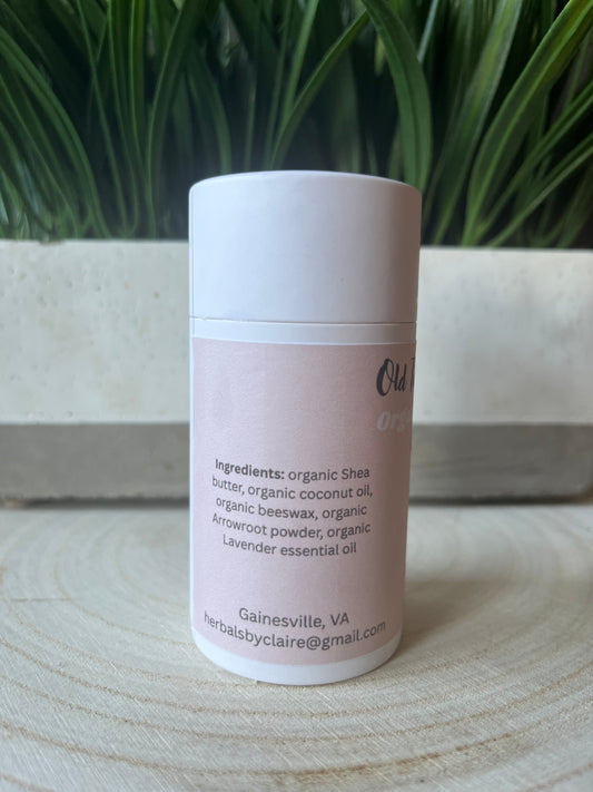 Organic Deodorant- Lavender