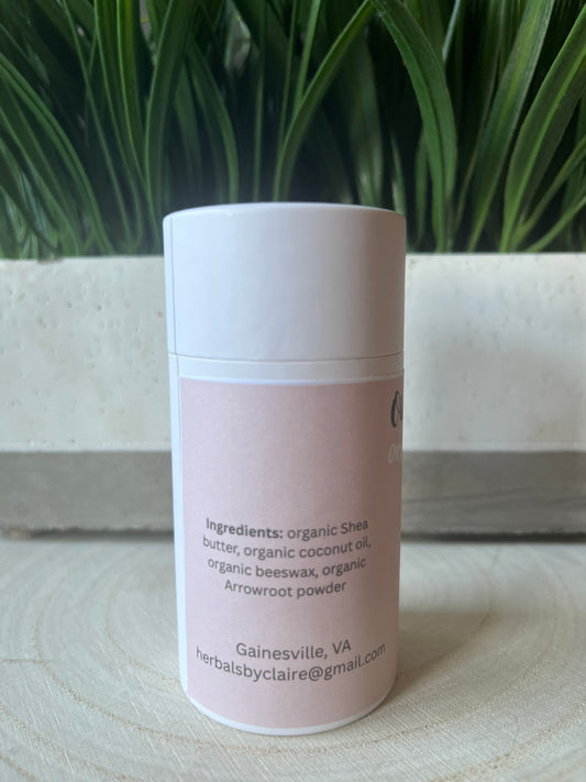 Organic Deodorant- Unscented