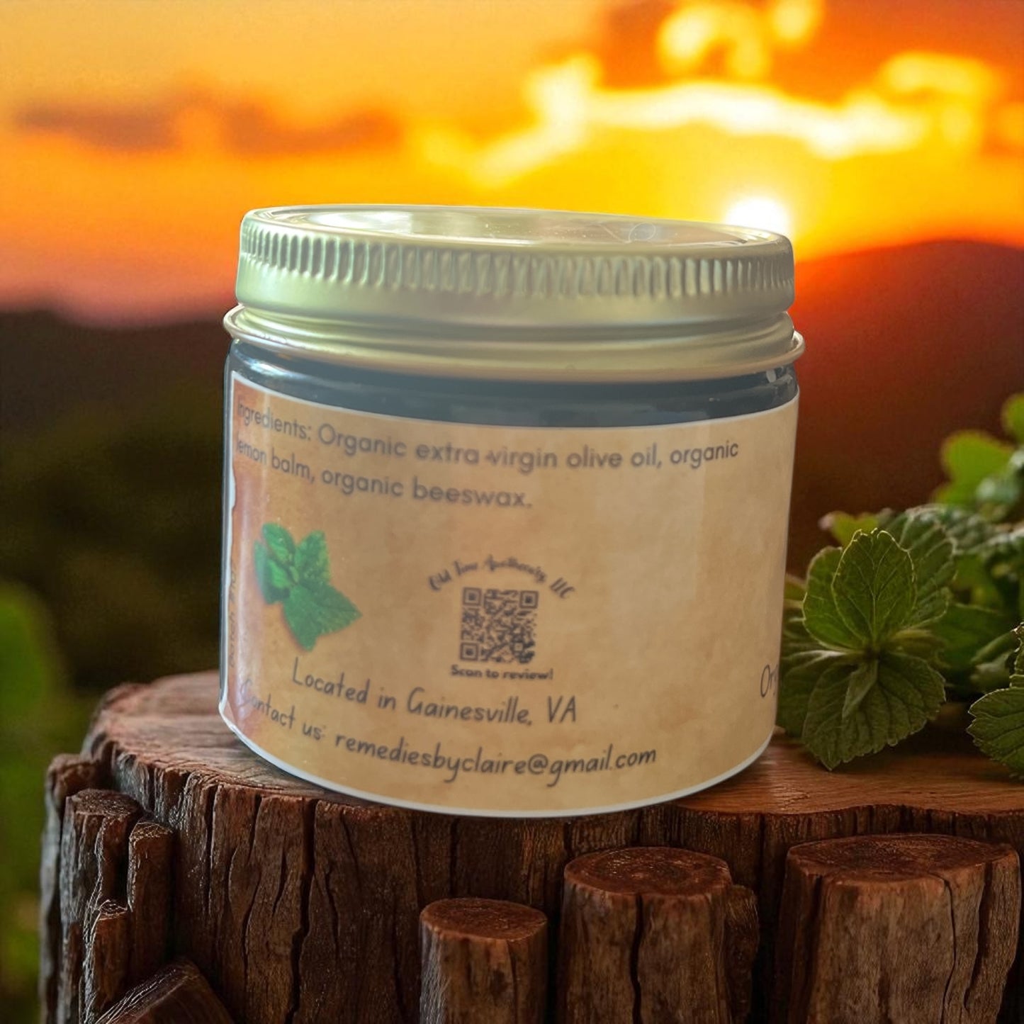 Organic Lemon Balm Salve