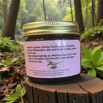 Organic Comfrey Salve 2 oz